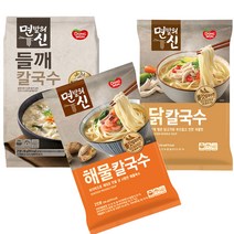 동원 면발의신 들깨 칼국수 해물 칼국수 닭 칼국수(3종), 2개