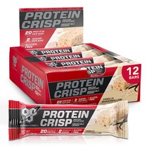 BSN 비에스엔 프로틴 크리스피 바 바닐라 마쉬멜로우 12개입