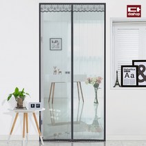 다샵 현관 방문 모기장 베이직 블랙 120x210, 없음/없음/없음, 1