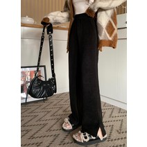 코듀로이 팬츠 부츠컷 특이한 반바지 코로듀이 코로듀이 바지 핑크골덴바지 핑크 골덴바지 키작녀골덴바지 트임 스트레이트 여자 가을 겨울 2022 한국판 두꺼운 허리 날씬해 보이는