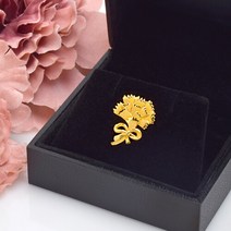순금 카네이션 뱃지 3.75g 24K 부모님 선물 스승의날 감사 .