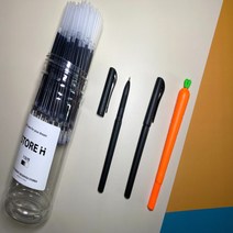 기화펜 지워지는볼펜 회독펜 순삭펜, 본품(펜 2개+리필심 100개)