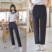 여자 교복바지 스판 (하복)(허리조절) 네이비