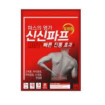 신신제약 신신 파프 핫 파스, 5개입, 12개