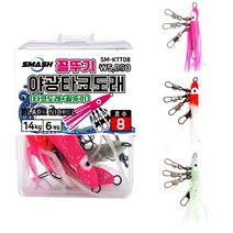 스매쉬 꼴뚜기 야광 타코도래 벌크 삼각도래 문어도래, 3호 5개입 25kg, 1개