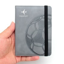 피파 월드컵RFID 여권 보호 카드 홀더 지갑 다기능 여행 초박형 커버 축구 요소 케이스, 06 Gray