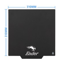 Creality 3D 프린터 자기 이동식 스티커 Ender-3/Ender-3 프로/Ender-3 V2 p에 대 한 매우 빌드 표면 온상, 02 310x310mm