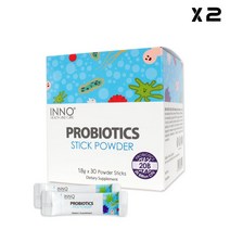 이노 헬스앤케어 프로바이오틱스 200억 유산균 스틱파우더 30스틱, 2개, 2개