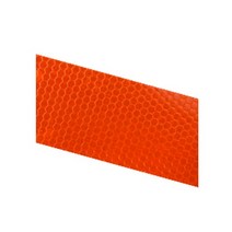 카포카 발광 반사테이프 반사스티커 (1M씩 연장판매), 벌집무늬 오렌지(50mm X 1m), 1개