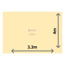 주문제작 폴라리스 레오 알파 텐트 전용 PE 그라운시트 방수포, PE(베이지)