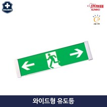 비상 대피 유도등 벽부형 와이드형 금호전기 번개표 소방 점검