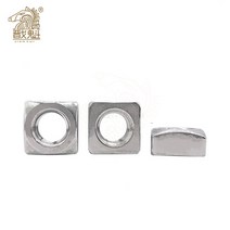 A2 스테인리스 스틸 사각 너트 Din557 M3 M4 M5 M6 M8 M10 M12 5-50 개, M4-40PCS