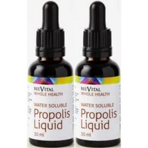 BeeVital Water Soluble Propolis Liquid 비바이탈 고흡수 수용성 프로폴리스 액상 액체 30ml 2병, x, 1개