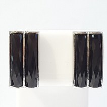 블루케이 [블루케이] 오닉스 원석 귀걸이 221118-18 8월탄생석