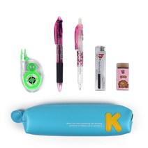 아이윙스 필기구문구세트 이니셜 파우치 봉제필통 IWS 어린이집 유치원 초등학교학원 입학선물 졸업선물, 단품, 단품