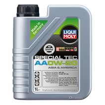 리퀴몰리 스페셜 텍 AA 0W20 1L (PN9738) 리퀴몰리 코리아 공식 판매점