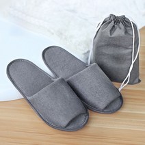 남녀공용 휴대용 접이식 일회용 슬리퍼(그레이) pistores*5933717wE
