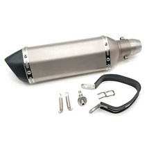 3651MM 범용 바이크 오토바이 배기 수정 모토 크로스 머플러 스즈키 GSX650F GSF 1250 1200 650 BANDIT SV TL 1000, [03] C