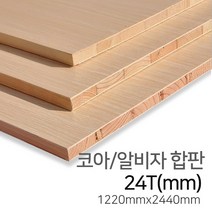 우드백화점 코아합판(알비자_라왕)_15T~24Tx1220x2440 MDF/합판/인테리어/, 코아/알비자/24Tx1220x2440