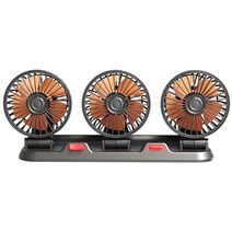 차량용 선풍기 360도 선풍기 다용도 usb 자동차 써큐레이터, 엘로우9556B(12V), 엘로우9556B(12V)