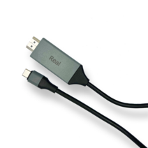 레알 USB3.1 TYPE-C to HDMI 4K MHL 케이블 2M 맥북/듀얼 연결 ctohdmi RL003