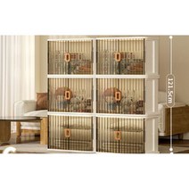 박스 다용도 리빙 인형 투명 정리함 플라스틱 옷 보관 접이식 소품 수납, A