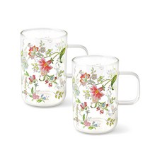 프로방스 내열유리 머그 2P세트, 베이직 머그 500ml
