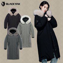 블랙야크 여성 겨울 롱 구스 다운 후드 아이유 오버핏 롱기장 발열 M콜드제로레이디다운자켓