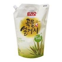 설거지 세척제 1200ml 곡물 기름때 식기 세척 세제, 1, 단품