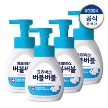 크리넥스 버블버블 핸드워시 본품 250mlX4개, 레몬허브 본품 250ml 4개