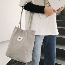 캐주얼 패션 리프 포인트 숄더백 끈 에코백 가방 포켓 데일리 캐쥬얼 숄더백 미니 장바구니 심플