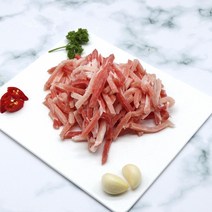 국내산 무항생제한돈 돼지고기 냉동 등심 잡채용 500g