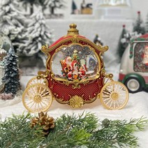 크리스마스 황금마차 산타 선물 워터볼 오르골 무드등 인테리어 소품 디자인 상품