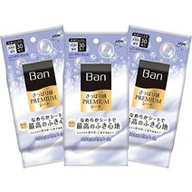 Ban (밴) 깔끔한 느낌 PREMIUM 시트 파우더 in 타입 클린 소프의 향기 30 매입 × 3 개 팩 Ban(バン) さっぱり感PREMIUMシート パウダーinタイプ クリーンソー