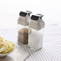 [시노글라스] 원터치 양념병 블랙 80ml 2P세트, 원터치_양념병_블랙_80ml_2P세트