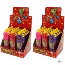 일본 TATSU Juicy Drop Pop Candy 톱스 쥬시 드롭 팝 캔디 사탕 26g 12개입 2팩