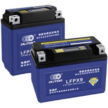 오토바이 배터리 전기자전거 바이크 12V 7A 밧데리, LFP9Y(12AH) 대용량 리튬 배터리, 1개