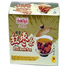 Red Date Tea (Instant / with Longan Honey) - 6.3oz (Pack of 3), 1