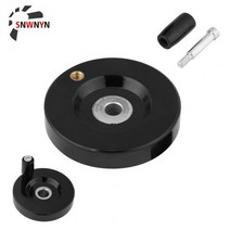 팡팡스토어 핸드 휠 sfu1204 sfu1605 sfu2005 선반 밀링 머신 w 회전 핸들 그립 볼스크류 cnc 3d 프린터 외경 80mm, 12mm