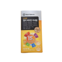 [본사직영] 뉴트리네이처 건강한 멀티비타민 미네랄, 90정, 1400mg