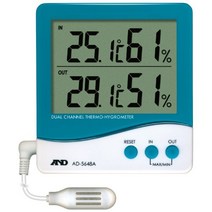 A&D 외부 센서가 있는 온습도계 AD-5648A