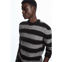 [해외]코스 남자 스트라이프 알파카 혼방 스웨터 STRIPED HAIRY ALPACA BLEND JUMPER