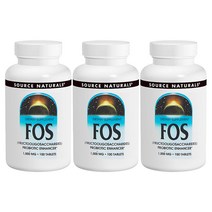 소스내츄럴스 FOS 파우더 1000mg 타블렛, 100정, 3개