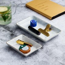 탁상 서랍 사각 골드라인 마블 트레이 카페 차받침 인테리어 업소용 다도 가정