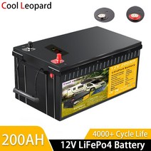 인산철배터리 배터리팩 차량용 400ah 철 인산염 태양 전지 12v 200ah 62, 12v 충전기 x1, 1개