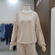 시에로 셋업 밑단 스트링 조절 긴팔 티셔츠-SG2TSF351(1892899)