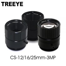3.0 메가 픽셀 3MP CS 마운트 12 16 25mm CCTV 렌즈 F1.4 HD IP 카메라 1 2.5 