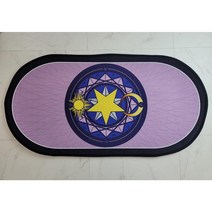 new 타로 스프레드천 러그 매트 마법진 커브, 베이비핑크
