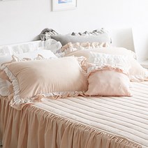 류금숙 베개커버 프릴 면 50x70