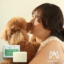 모아맘 강아지 비누 천연 발세정제 애견 새끼강아지 드라이 발비누 피부병 샴푸 120g, 3+3개